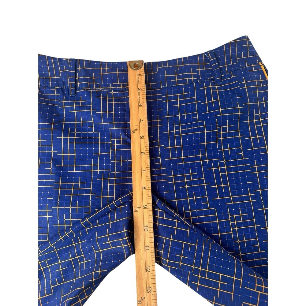 Annika Cutter & Buck Blue &‎ Orange Golf Shorts Sz 4 Colorful Preppy Sporty - Picture 9 of 15